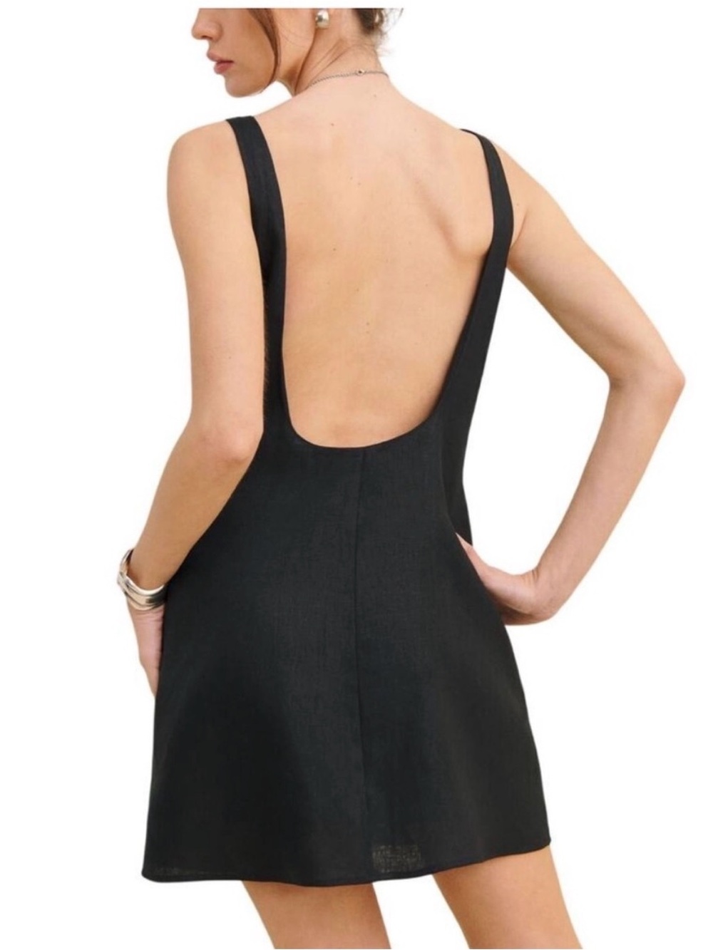 Reformation Mini Backless Dress